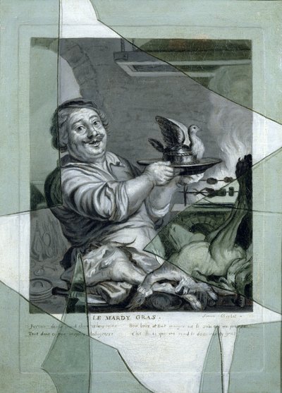 Mardi Gras, after an engraving by Joachim von Sandrart by Gaspard, or Gabriel Gresely